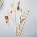 New design pole interactive cat teaser with feather
